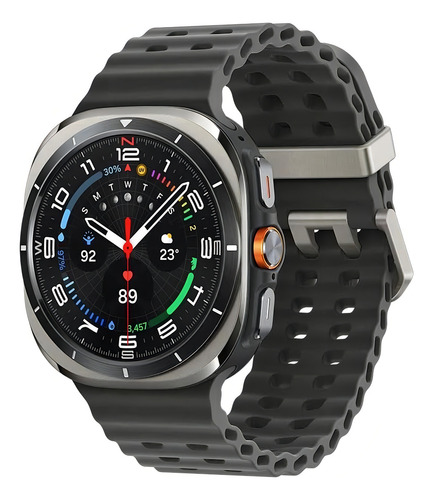 Relogio Inteligente Smartwatch Tf7 Ultra Amoled Nfc Esporte Caixa Preto Pulseira Preto Bisel Tft Amoled Desenho Da Pulseira Marine