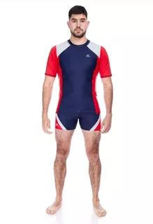 Conjunto De Natación Para Hombre Protección Uv Secado Rapido