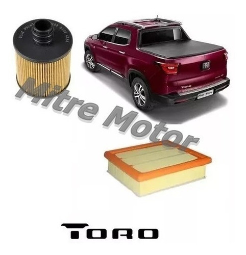 Imagen 1 de 8 de Kit Filtros Fiat  Toro 2.0 Jtd Aceite + Aire 