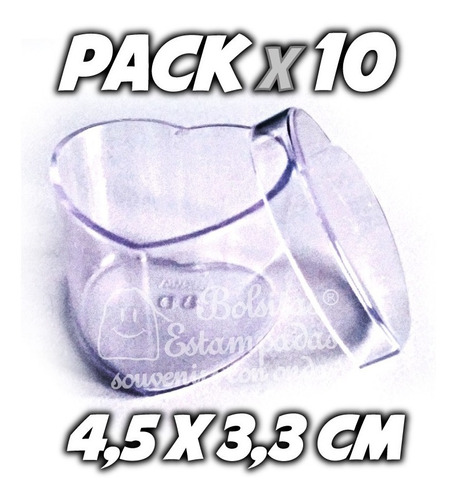 Pack De 10 Cajitas Pastillero Golosinero Souvenir Candy Bar