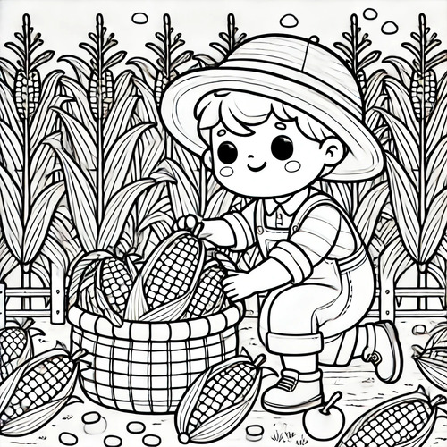 Libro Imprimible Para Colorear De La Granja
