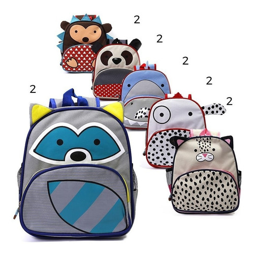 Mochila Infantil Jardin Animalitos Espalda Niñas Niños 8198