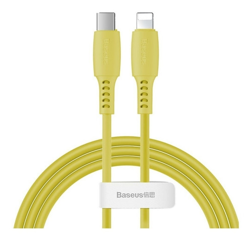 Cabo iPhone Usb-c Turbo Pd 18w 1.2m Lightning Color Baseus