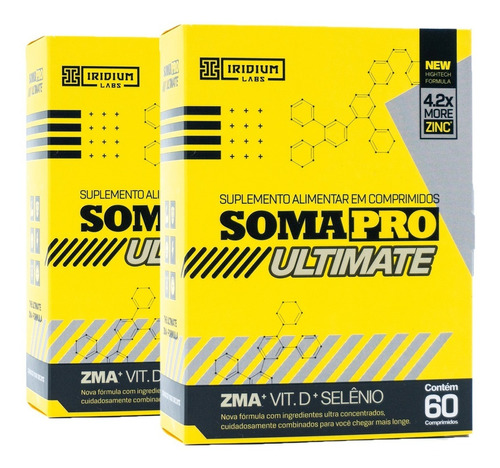 Kit 2x Soma Pro Ultimate 120 Comps - Zma De Última Geração