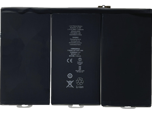 Ba-teria Compativel Com iPad 3 / iPad 4 A1458, A1459, A1460