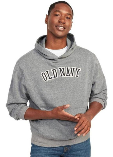 Polerón Hombre Old Navy Con Capucha Gris