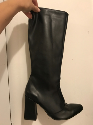 Bota Alta Negra Mujer Maitina