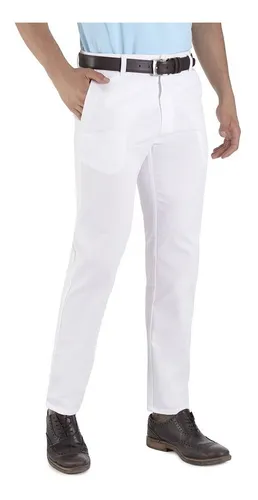 Pantalon Blanco Hombre