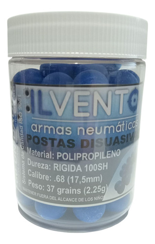 Posta Rigida Polipropil ( .68) 17,5mm X60 (ilvento) Azul 37g Azul 444.5 Mm