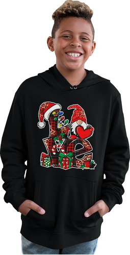 Sudadera Infantil Navidad Manga Corta Frase Love En Oferta