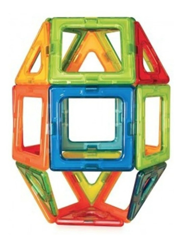 Imagen 1 de 5 de Bloques para armar magnéticos Antex  26 piezas  en  caja