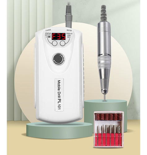 Kit Profissional De Polidor De Esmeril Para Unhas 3500