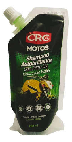 Shampoo Autobrillante Con Filtro Uv Crc Doypack 200ml