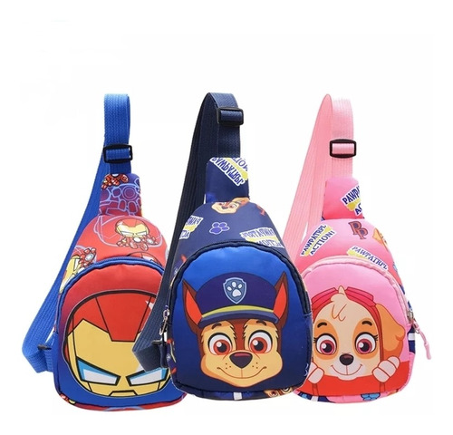 Bolso Bandolera Niña Niño Paw Patrol Cartoons