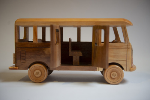 Combi Vw De Madera