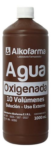 Agua Oxigenada Alko Farma 10 Vol 1litro