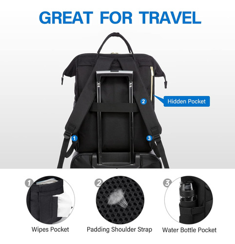 Mochila Lovevook No Aplica Black Af