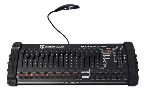 Rockville Rockforce - Controlador De Iluminación Dmx De Lu.