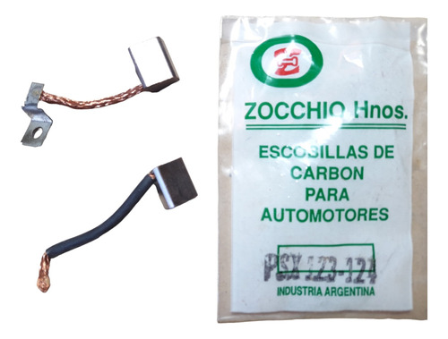 Carbon Escobilla De Arranque Valeo Paris Rhone Peugeot 504 