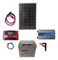 Comprar Kit Solar Inversor 500w-panel 100w, Batería 40ah-control 20a
