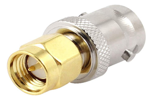 Lon0167 Bnc Hembra Sma Macho Conector Recto Coaxial Metal An