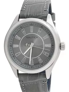 Reloj Para Hombre Náutica Modelo: Napbst001 Correa Gris