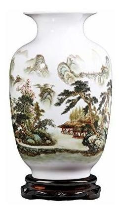Jarrón De Cerámica De Porcelana Blanca Retro China Con Sopor