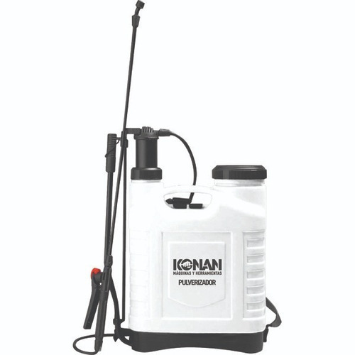 Imagen 1 de 1 de Pulverizador Fumigador Mochila Manual 18 Lts Konan Color Blanco