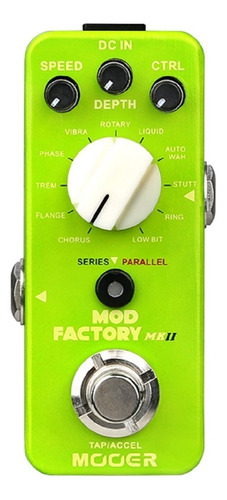 Pedal de efecto Mooer Mod Factory MKII MME2  verde claro
