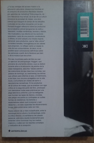 Libro La Cultura Obrera En La Sociedad De Masas, Siglo Xxi