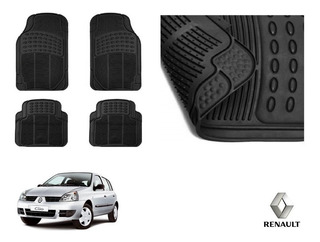 Universal Coche Tapetes negro con ribete azul-Renault Clio Dynamique 01-08 