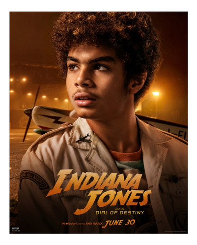 Póster Indiana Jones El Dial Del Destino Ethann Isidore Cine