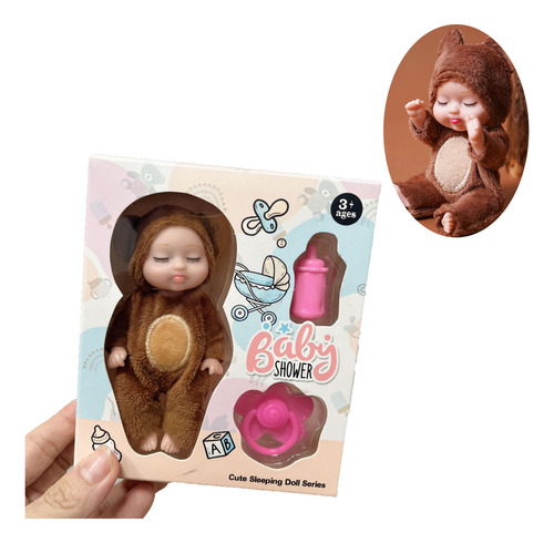 Muñeca Bebé Juguetes Lindo Silicona Regalo Reborn Realista