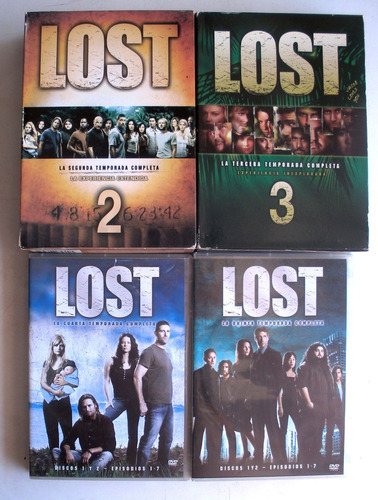 Dvd - Lost - Temp 1, 2 Y 3, Box 4 Y 5 Sueltas