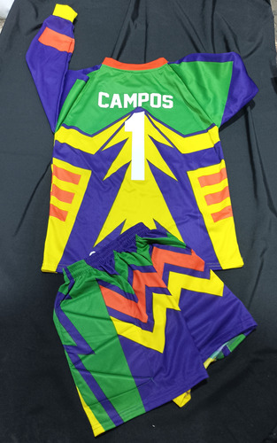 Conjunto De Portero Similar A Jorge Campos El Brodi Verde