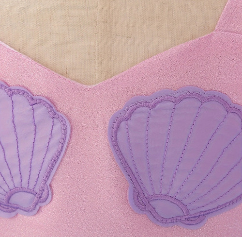 Disfraz / Vestidos De Pincesas Disney Ariel T 2-3