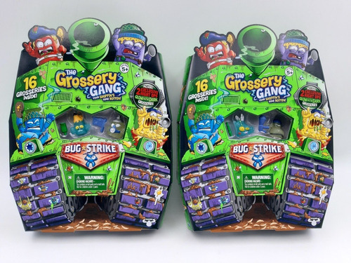 16pack The Grossery Gang Bug Strike Brillan En La Oscuridad