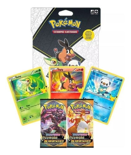 Card Game Pokémon Booster Blister Gigante Parceiros De Unova