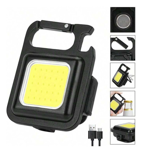Lampara Mini Led Portatil Recargable Multifuncional 500 Mah.