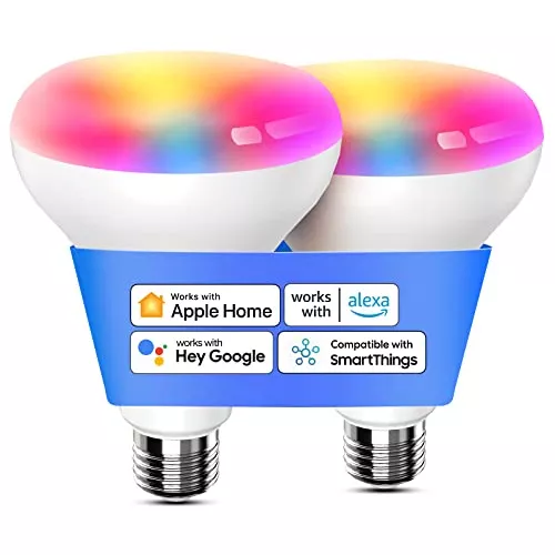 Bombilla inteligente Wi-Fi Meross Bulb compatible con google Assistance   Alexa Apple Home Kit