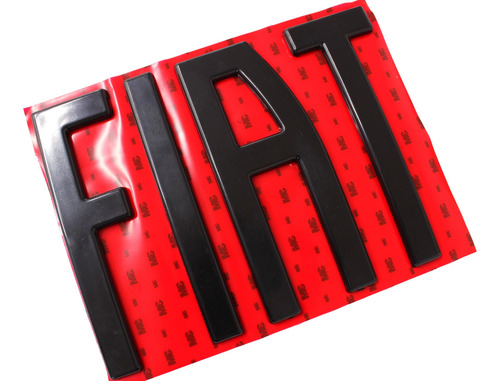 Kit Emblemas Preto Fiat Toro Freedom 4x4 Tampa Traseira