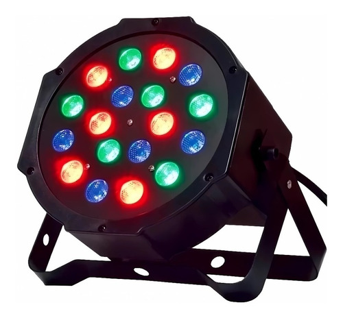 Par Led 18 X 1w Rgb Display Dmx Tacho Spot Luz Audioritmico