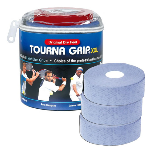 Tourna Grip Xxl, Paquete De Puños De Tenis Dry Feel Original