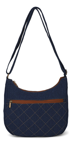 Bolso Manos Libres Macoly M211 Jean Acolchado