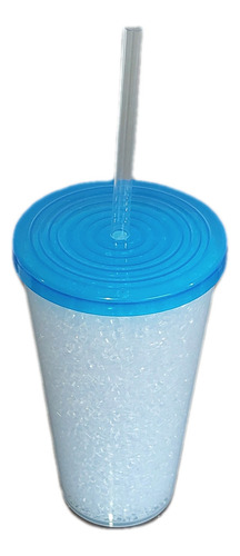 200 Vasos Con Tapa Y Popote 650 Ml