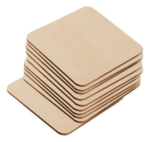 Rebanadas De Sin Terminar Piezas, Artesanía De Cuadrada,