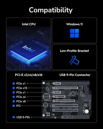 Cudy Tarjeta Wifi 7 Be9300 Pcie 6 Ghz Bluetooth 5.4