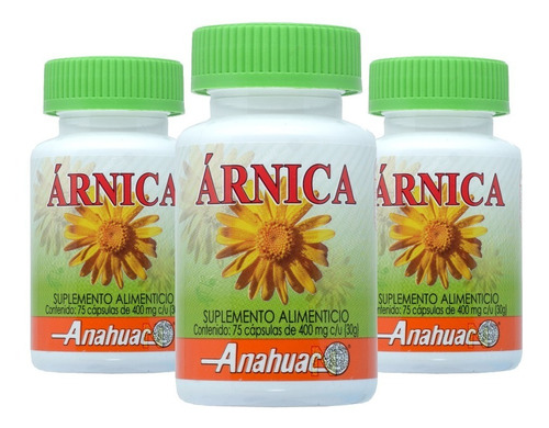 (3 Pzas) Arnica (75 Caps) Anahuac