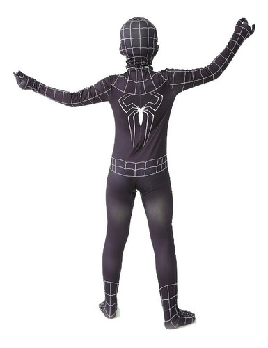 Imagem 2 de 5 de Fantasia Infantil Homem-aranha Fantasma Com Máscara Spider