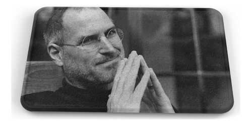 Tapete Steve Jobs Cara Fotografía Baño Lavable 40x60cm